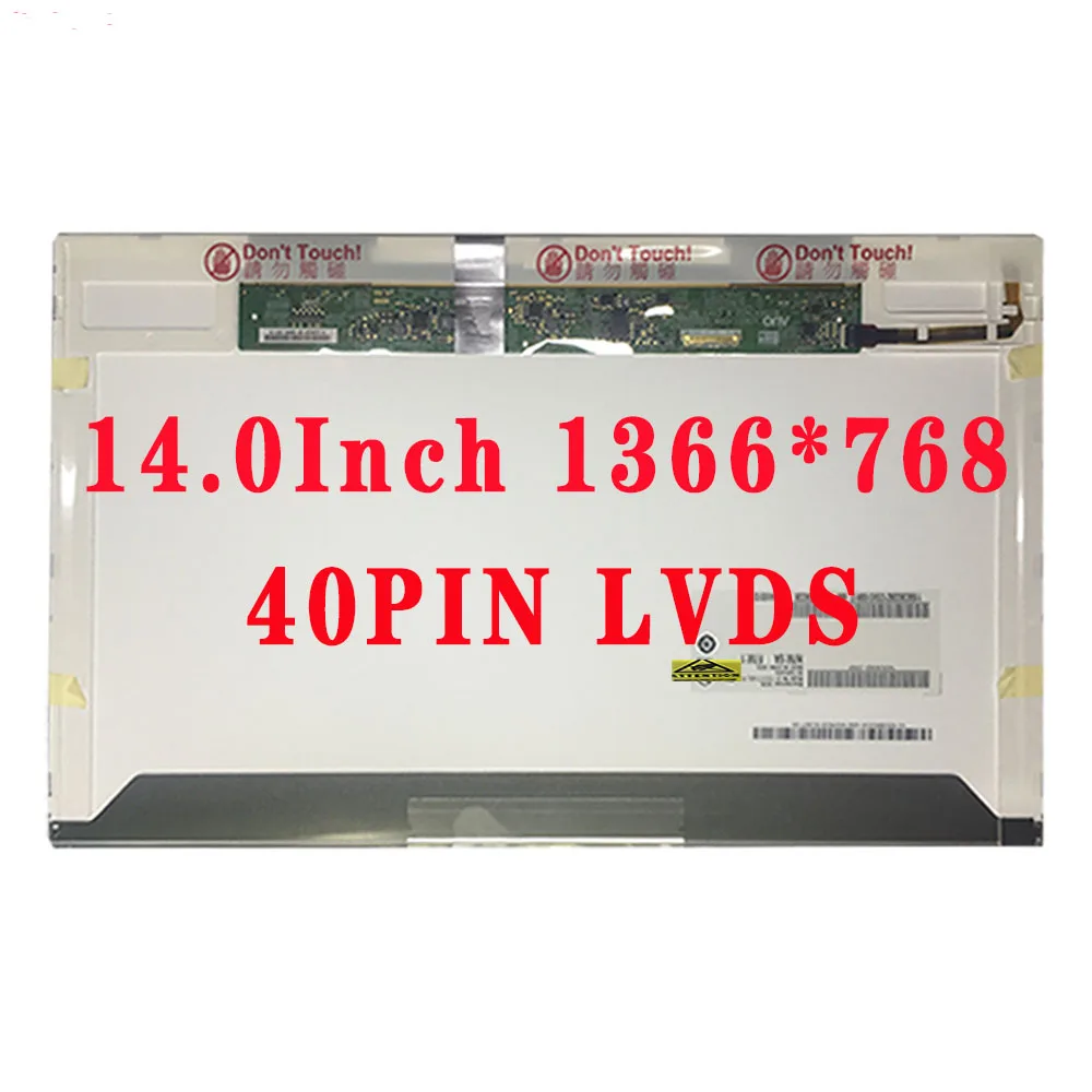 Lcd A 14.0 Pollici 1366*768 40Pin Lvds Per Hp 240 Hp 242 Hp 245 Hp 246 Hp 250 Hp 255 Hp 431 Hp 1000-1309 3431Ex Cq14-A105 Cq42 Cq43 G4