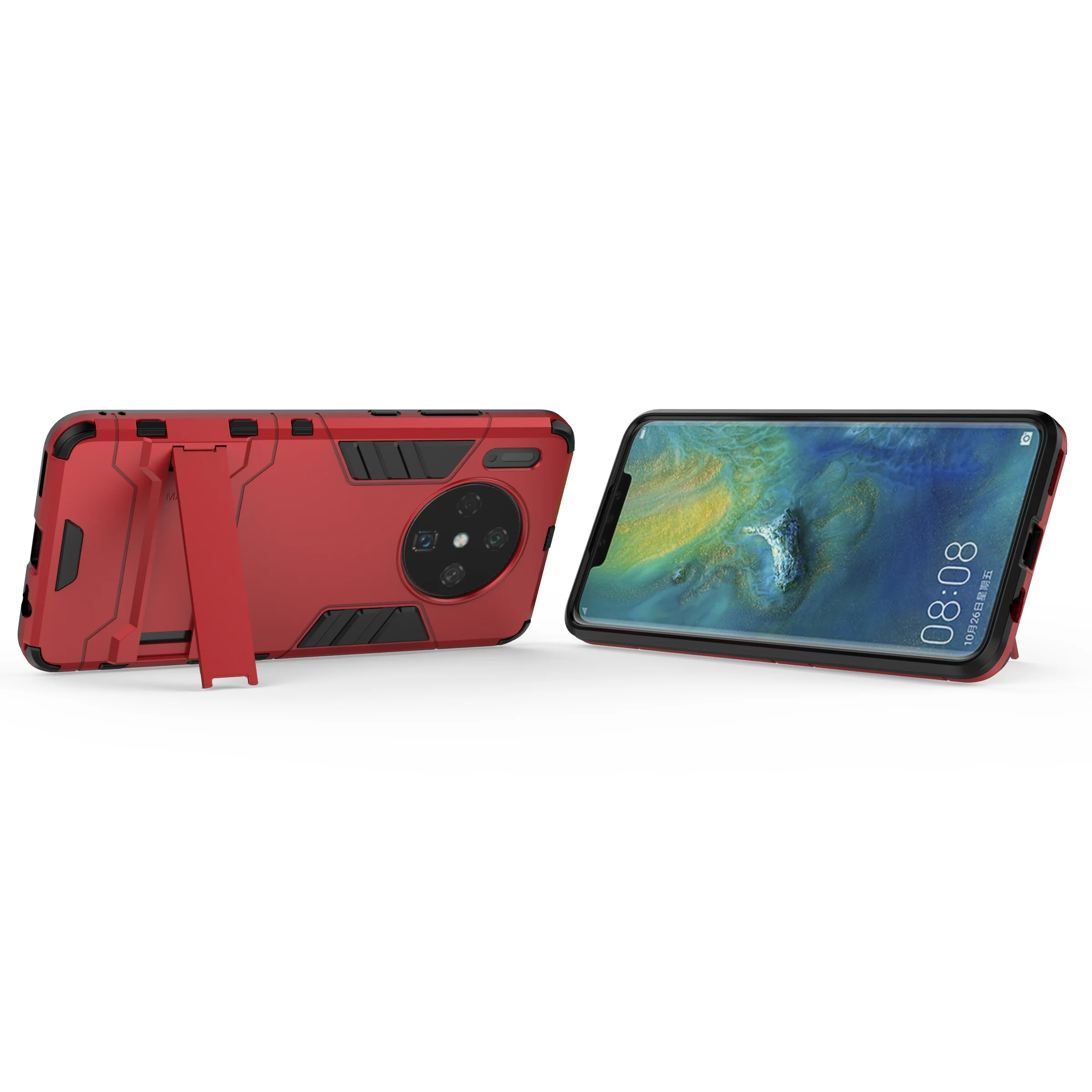 Tigenkey для huawei mate30pro p30pro p30 p30lite mate20x mate20pro mate20 Чехол чехол-накладка повышенной прочности с протекторным рисунком и подставкой противоударный чехол