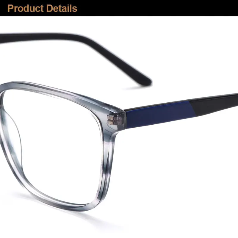 Gmei, оптическая ацетатная оправа для очков, женские квадратные очки по рецепту, очки для близорукости, оптическая оправа, женские очки с полной оправой, M23001