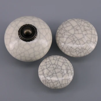 1PC Ceramic Knob Drawer Pulls Cupboard Door Kitchen Cabinet Handle Furniture Hardware