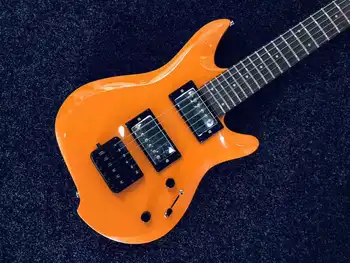 

New ALP electric guitar LEAF100 headless portable children beginner travel metal main tone rock suit