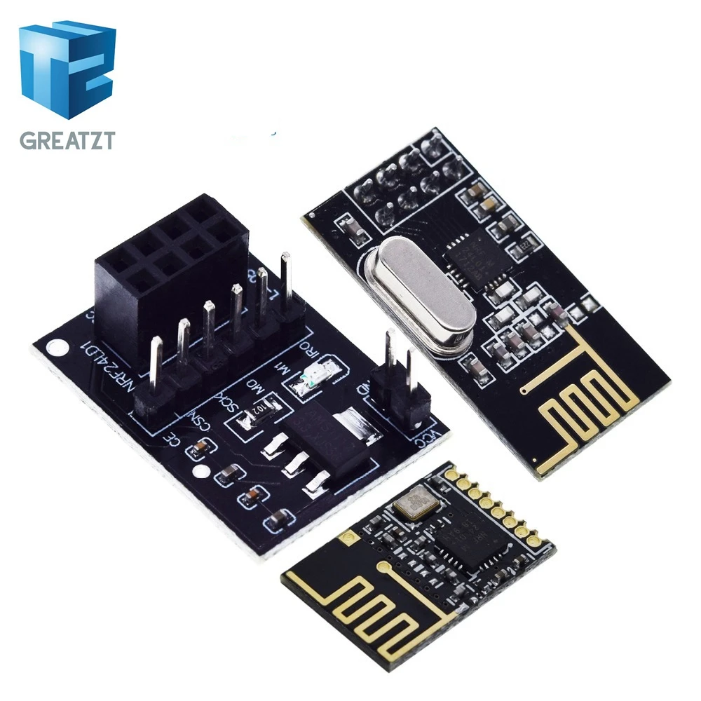 1 шт./лот Черный nrf24l01 беспроводной модуль 24l01 2.4 г черный бриллиант|wireless module|diamond