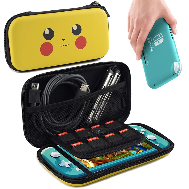 

Mini Nintend Switch Lite Accessories Travel Carrying Bag NS Bag Case & Thumb Sticks Grips Cap NS for Switch Lite Crystal Film