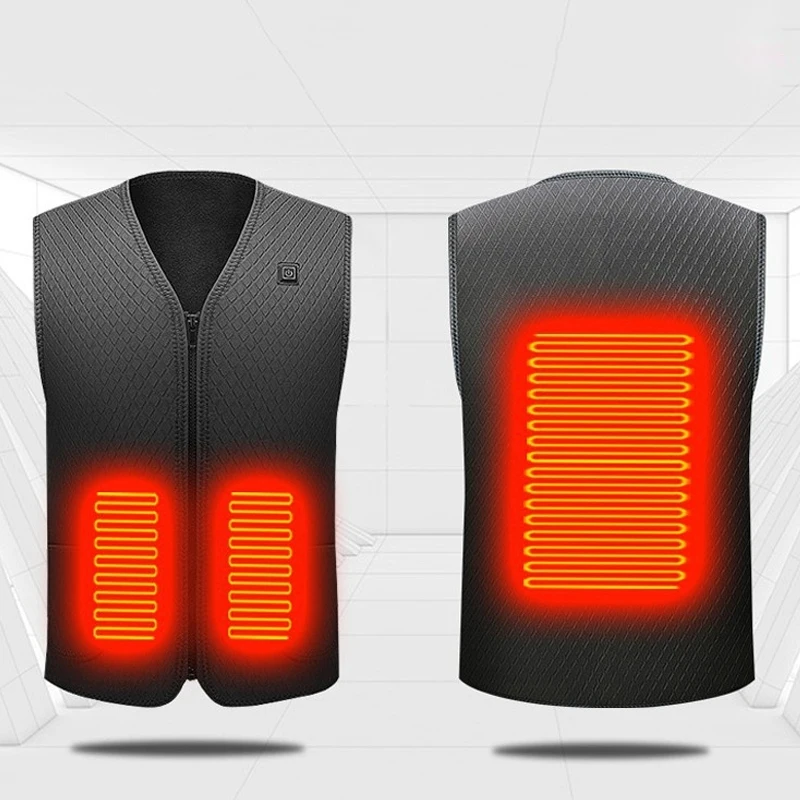 Жилет с подогревом и зарядкой через USB жилет куртка без рукавов унисекс подходит