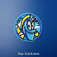 Buy SUNGLASSES POW Patches Embroidery Badge Applique Clothes Ironing Clothing Sewing Supplies Decorative Badges Online - Image 5