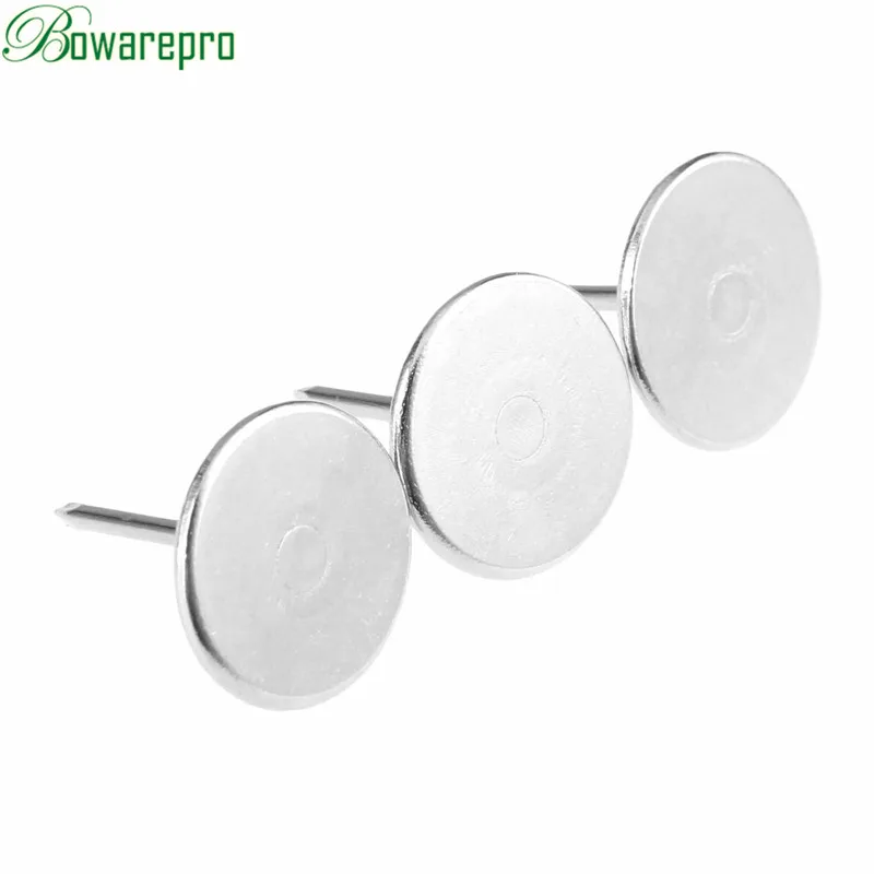 Upholstery Nail bowarepro 20Pcs Decorative Nails Tacks Jewelry Gift Case Box Door Sofa Furniture Decorative Tachas Stud Pushpin 15x18MM