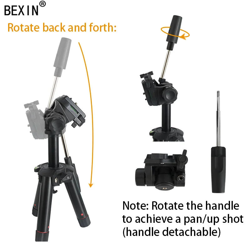  Desktop shooting mini tripod camera stand smartphones mount holder three-dimensional head tripod fo
