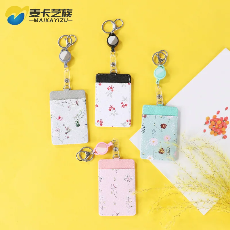 

Korean-style Creative Card Holder Card Bit More Work Certificate Card Sleeve Students Access Control Bank Card Meal Card Holder
