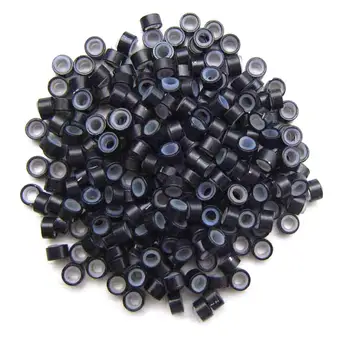 

1000Pcs Silicone Buckle Aluminum Micro Rings Link Beads Wig Hair Extension Tools