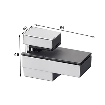 

F Type Adjustable Clamp Board Glass Clamp Hardware Glass Shelf Glass Bracket Plate Clip Parts