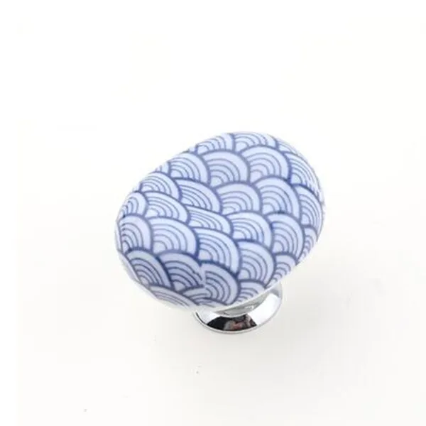 free shipping Japan Stylish  ceramic knob  porcelain knob Japanese Zephyr  furniture handle 32mm Porcelain round knob  