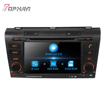 

Autoradio 7'' Octa Core Android 9.0 Car Radio GPS Navigation For MAZDA 3 2004 - 2009 Stereo Audio DVD Multimedia Player 2 Din