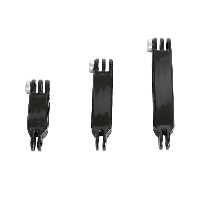 Support casque auto-déterminé vissé sur la perche d'extension 3 voies pour GoPro.