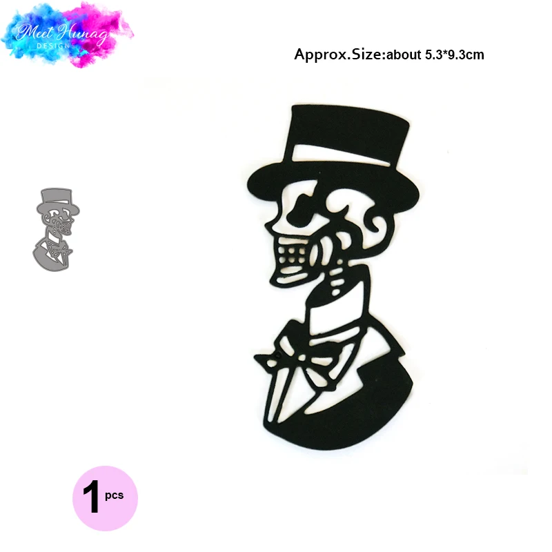 

Halloween skeleton Metal Cutting Dies man Crafts Die Cuts For DIY Scrapbooking Paper Cards Decorations stamps and dies