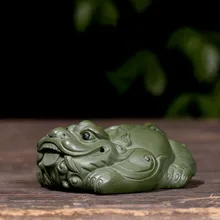 Китайский Исин фиолетовый глина кунг-фу чай Домашние животные ZiSha ручной работы счастливый талисман Чай Домашние животные Чай Аксессуары