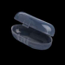 Portable Baby Infant Finger Toothbrush Case Holder Storage Box Clear Travel PP Plastic