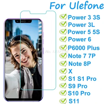 Перейти на Алиэкспресс и купить Защитная пленка для Ulefone power 3 3S 3L 5 5S 6 P6000, закаленное стекло Ulefone S1 S9 S10 S11 Note 7 7P 8P