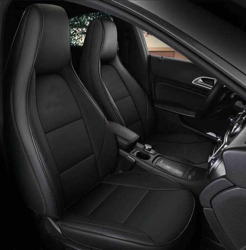 Кожаный чехол на сиденье автомобиля Mercedes benz ML350 ML320 ML400 ML500 ML300 GLK350 GLK300 GLK250|Чехлы
