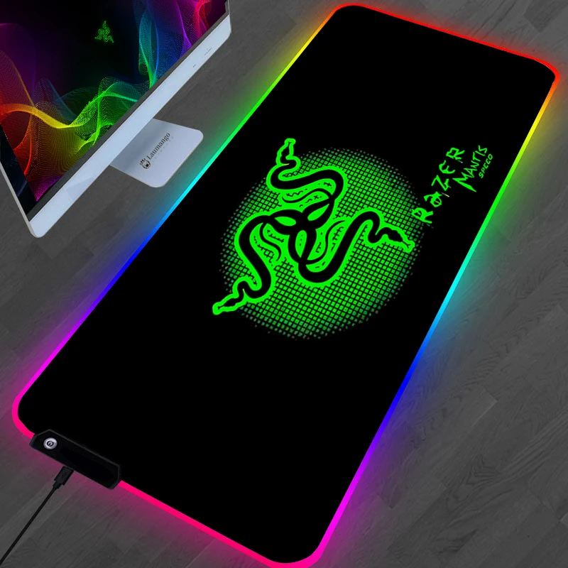RGB коврик для мыши Razer геймеры Декор компьютерная клавиатура Настольный
