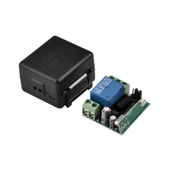 

1Set 12V 1CH Relay RF Wireless Remote Control 1 Button Receiver Module 315MHz Home Electronic Accessories