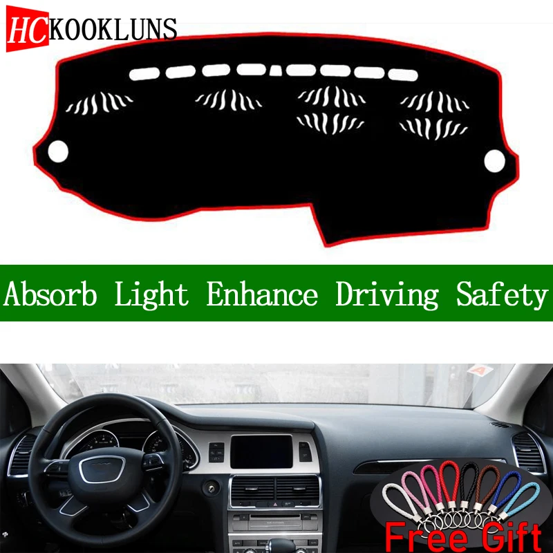 Чехол для приборной панели AUDI Q7 2006 2007 2008 2009-2015 Солнцезащитный коврик