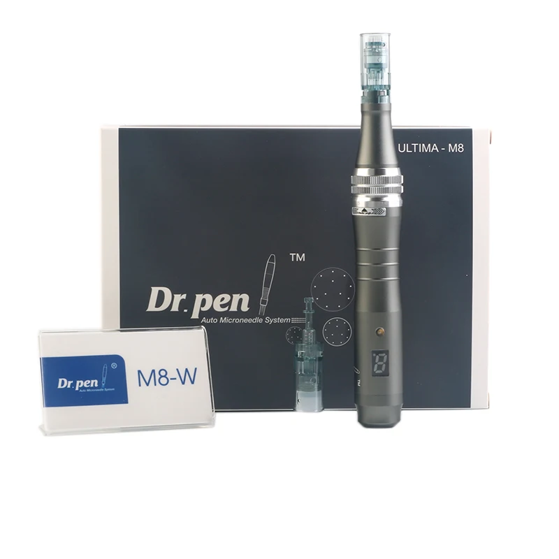 Беспроводной цифровой дисплей 6 уровней Dr. Pen Ultima M8 microoneedling ручка перезаряжаемый набор для ухода за кожей