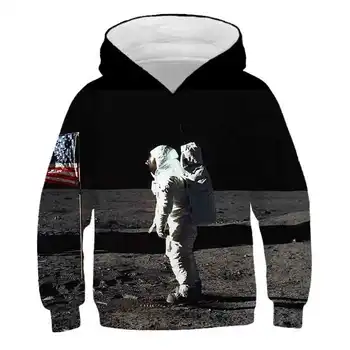 

2020 latest male and female galaxy astronaut outer space astronaut hoodie sweatshirt fashion 3D hoodie boy girl streetwear cool