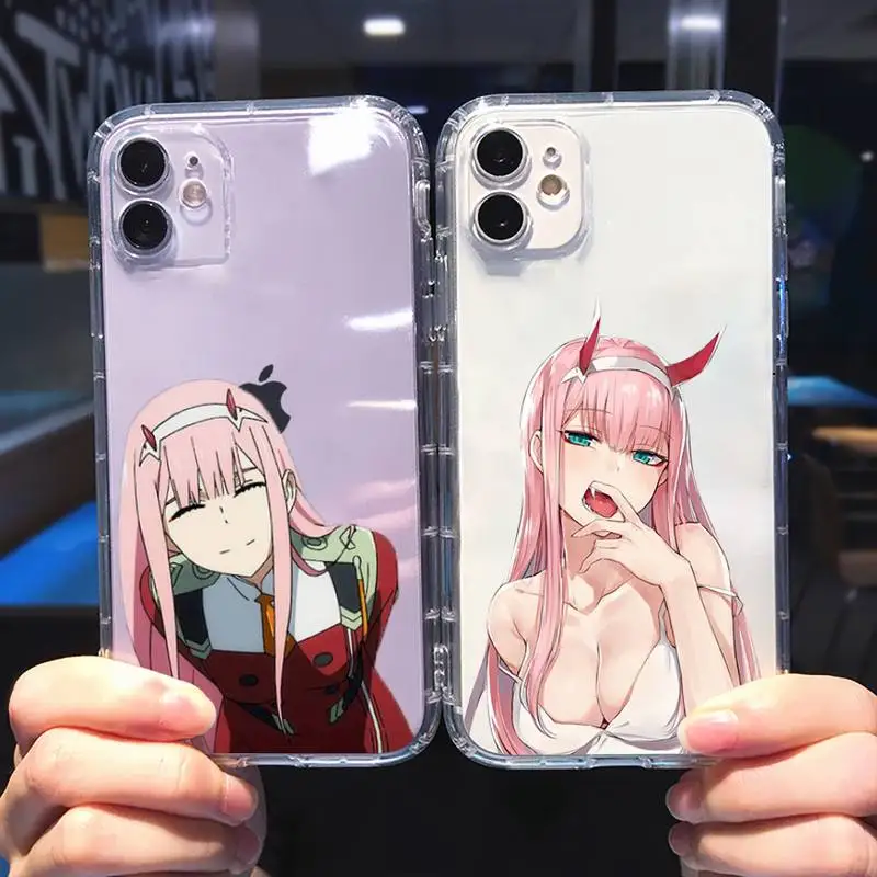 Zero Two Darling in the FranXX чехол для телефона прозрачный мягкий iphone 5 5s 5c se 6 6s 7 8 11 12 13 plus mini x