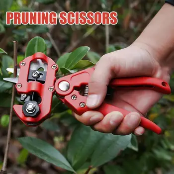 

Handmade Garden Scissors Stainless Steel Red Pruning Shears Gardening Scissors Sturdy Tool Tree Sharp