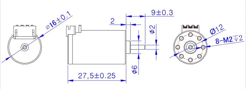 Леопардом хобби LBA1625 4300KV датчиками бесщеточный inrunner 2 полюса 130 Радиоуправляемый двигатель для 1/28 мини-Q мини-Z WLtoy K969/K979/K989/P939