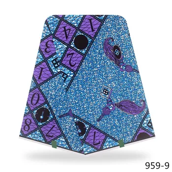 

2020 Newest design wax prints Guaranteed veritable african wax fabric Nigerian wax style for african ankara dress! 959