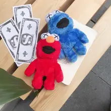 Мягкий силиконовый чехол-кукла с изображением улицы Сезам для Apple Airpods, чехол с изображением милых игрушек