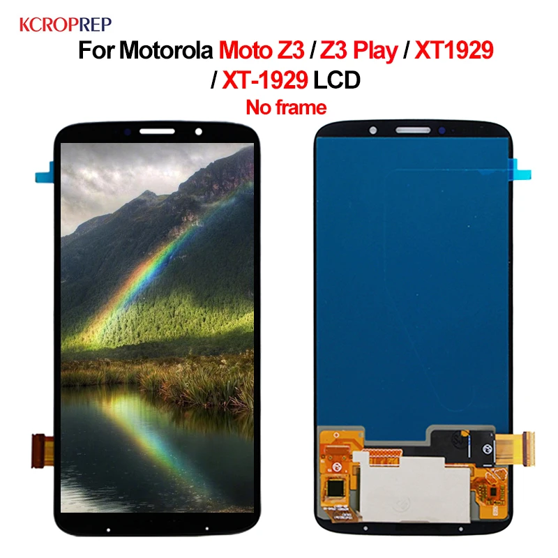 Для Motorola Moto Z3 Play ЖК-дисплей кодирующий преобразователь сенсорного экрана в сборе