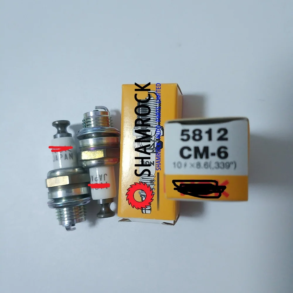 Teile лазерные свечи зажигания CM-6 5812 подходит для хеджеров BH2500 Hhonda двигатель ED150 E300 E400 EM300