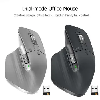 

Logitech MX Master 3 2.4GHz Bluetooth Wireless Mouse Dual Mode 4000DPI Adjustable Flow Speed Mice Home Office PC Computer Mouse