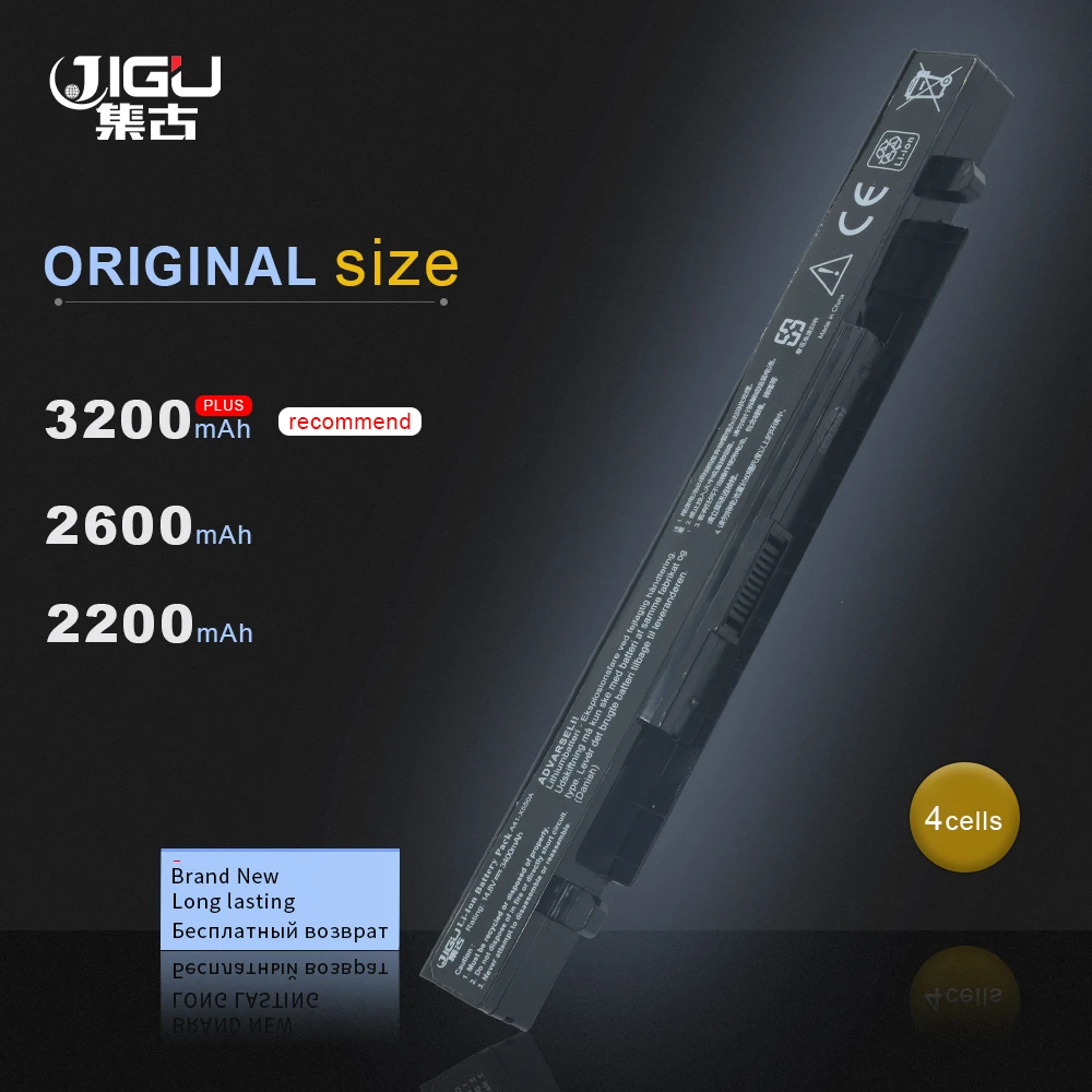 JIGU 4 ячеек Аккумулятор для ноутбука Asus A450C A450L A450V A550C A550L F450C F450L F450V F550C F550E F550V F552C F552E