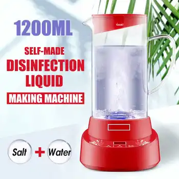 

1.2L Hypochlorous Acid Water Disinfectant Machine Maker Sodium Hypochlorous Generator Household Sterilization Liquid Machine