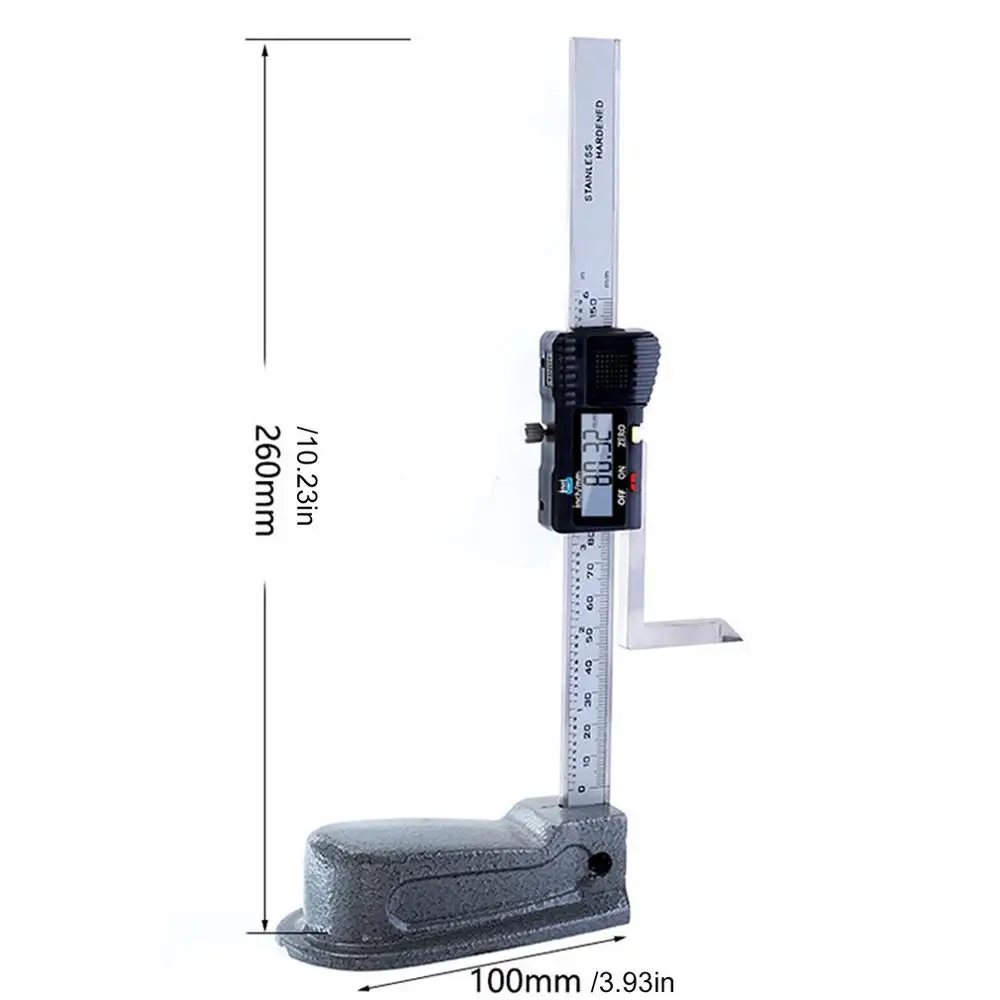 Цифровой мини-измеритель высоты 0-150 мм 0,01 мм штангенциркуль металлический электронный маркировочный прибор