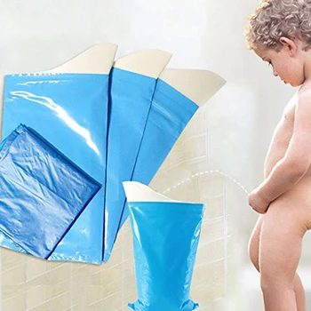 

4 PCS/SET Outdoor Emergency Urinate Bags Plastic Simple Style Car Mini Urine Bag Baby/Women/Men Universal Travel Urinals Kit