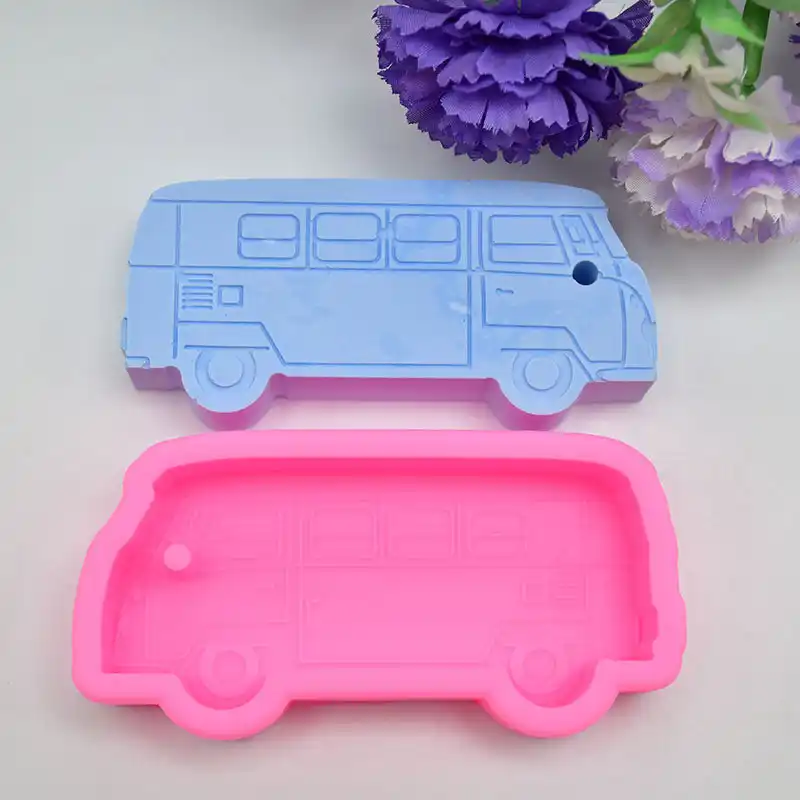 Bus Car Shape Fondant Cake Baking Mold Chocolate Candy Silicone Molds Diy Handmade Soap Decoration Resin Crafts Cake Tools Aliexpress