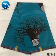 LIULANZHI хлопковые африканские материалы Горячая нигерийские восковые принты ткани для платья 6 ярдов Воск настоящая ткань ML54J01-ML54J26