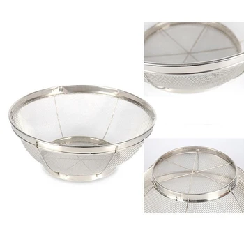 

Stainless Steel Kitchen Strainer Fine Mesh Fruit Vegetable Basket