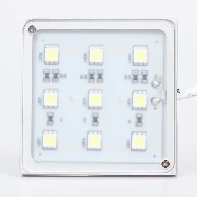 

Led Backlight 12V Square Shape 9leds 5050SMD 1.8W For Kitchen Lighting And Cabinet Lighting 1pcs/lot