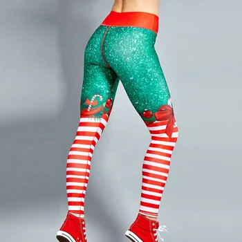 christmas gym leggings