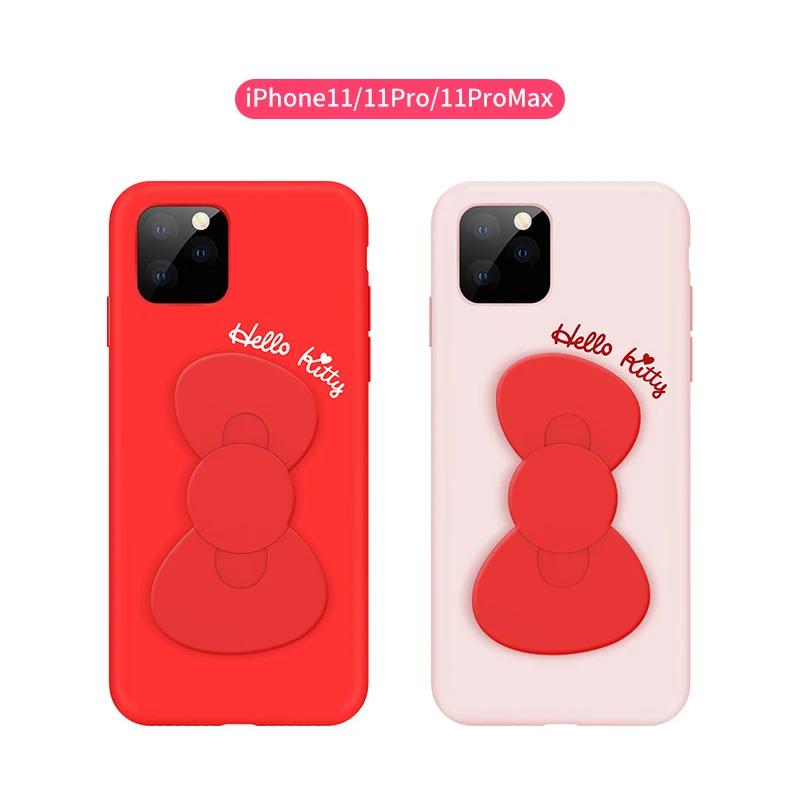 Чехол для мобильного телефона с бантом для iPhone11 Pro Max kitty cat все включено силиконовый мягкий чехол iphone max xr x iphone11