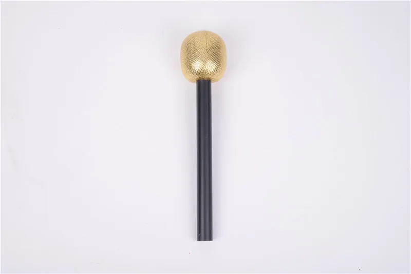 Хэллоуин Бар микрофон в форме шарика реквизит микрофон пение поставки золотого и серебряного цвета циклическая запись пения