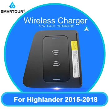 

For Toyota Highlander 2015 2016 2017 2018 car QI wireless charging phone charger charging phone holder accessories