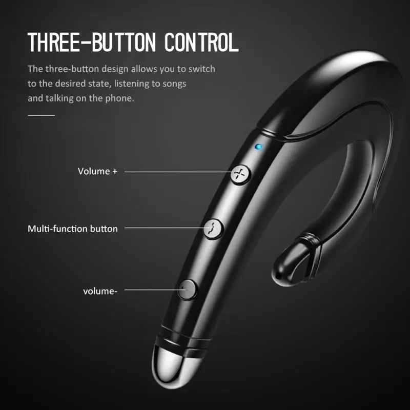 2020 NEW F88 Bone Conduction Bluetooth Headset Does Not Enter The Ear Driving Wireless Hanging Ear Mobile Phone Call Sport Sweat