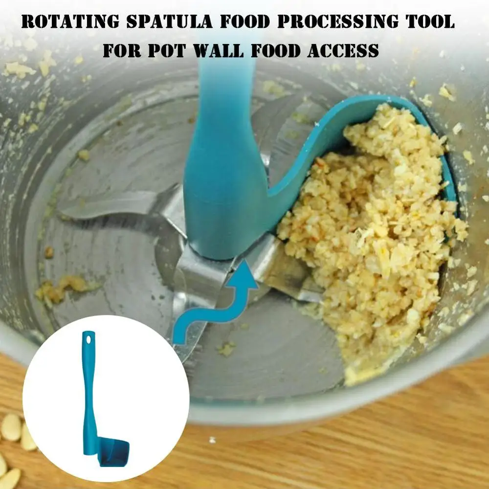cheap 1PC Spatula Scooping Portioning Food Processor Rotating Meat Grinder Mixing Drums For Thermomix Accessories
