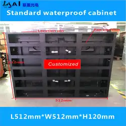 Luxo luxo armário de led à prova d' água/embutido gabinete led externo e interno
